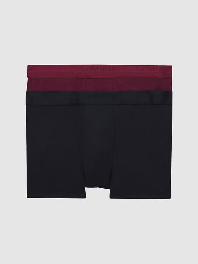 Calvin Klein Underwear HU102318 | Calvin Klein CK Black Férfi Alsónadrág Fekete / Bordó